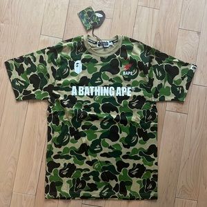 A Bathing Ape Men’s T- Shirt, Size Large. Never worn. Tags still on.